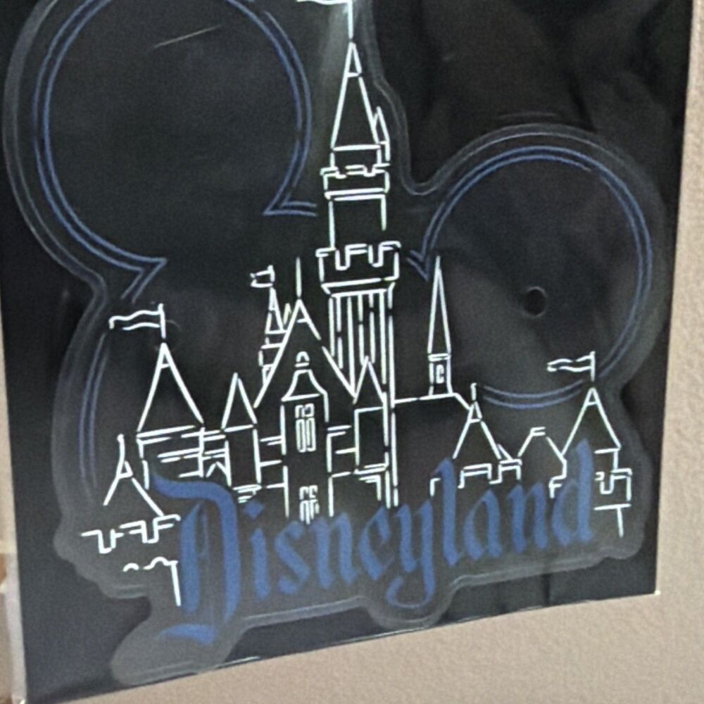 Disney Parks Disneyland Sleeping Beauty Castle Mickey Ears Window Decal Sticker